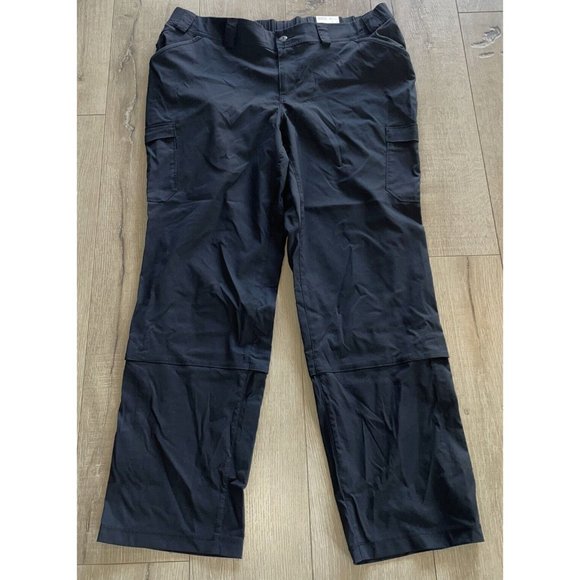 Duluth Women's Plus Dry on the Fly Improved Bootcut Pants Black 18Wx31 NWT - Picture 2 of 11